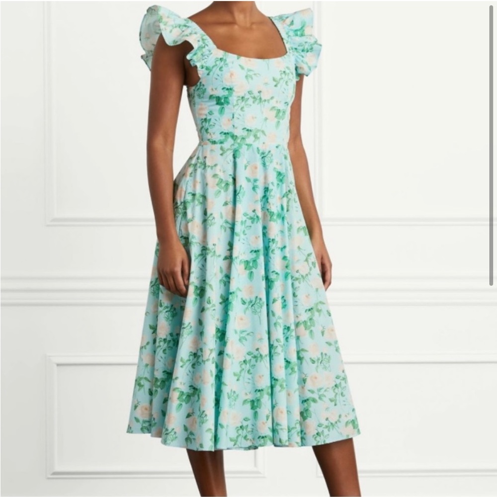 Hill House Daphne Dress - White Roses